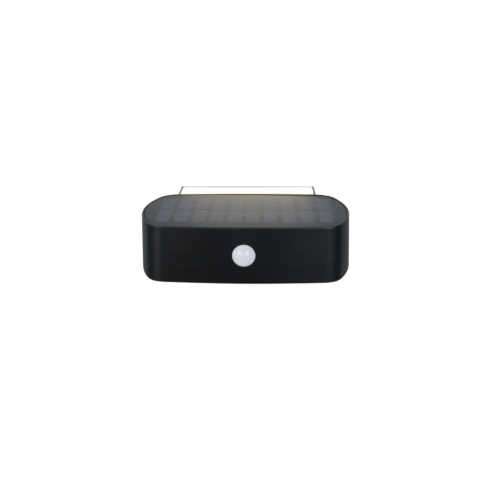 Solar wandlamp Bilbao zwart hybride Trio 4017807648058