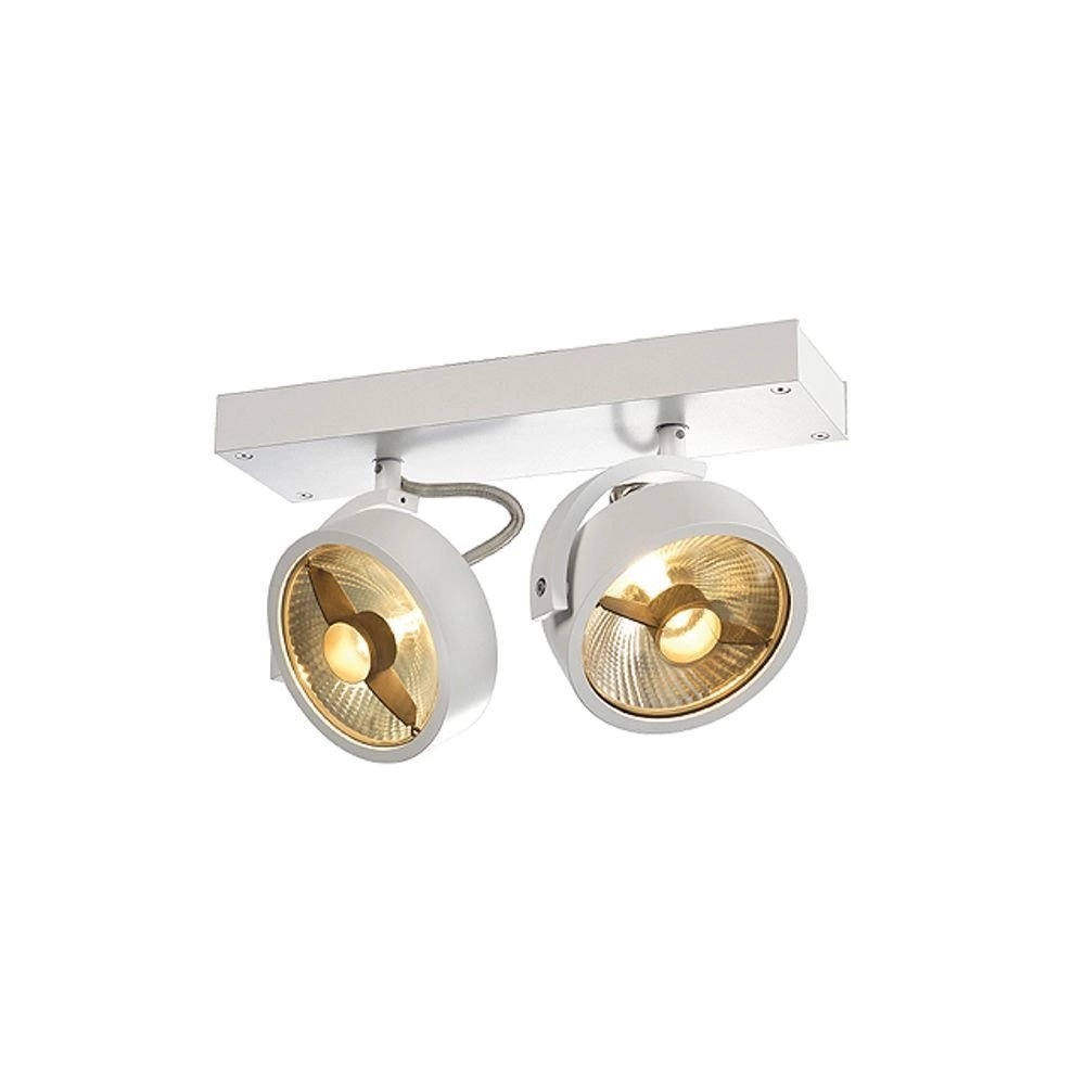 Spot Kalu 2 QPAR111 2-lichts wit