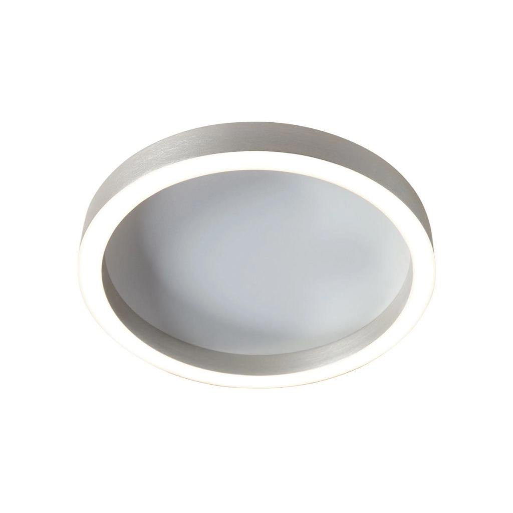 Design plafondlamp Ringlux geborsteld metaal Ø 30cm Steinhauer 8712746180916
