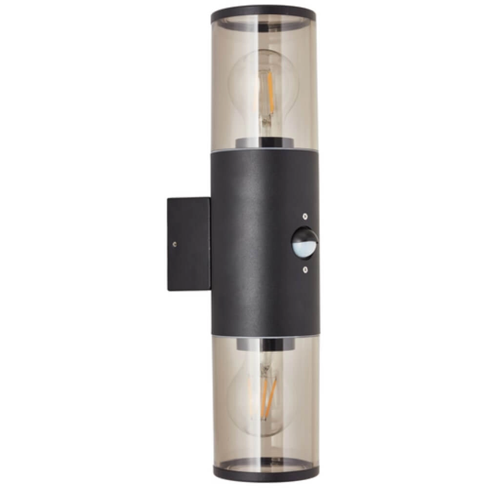 Dubbele buitenlamp Sergioro met sensor Brilliant 4004353405693
