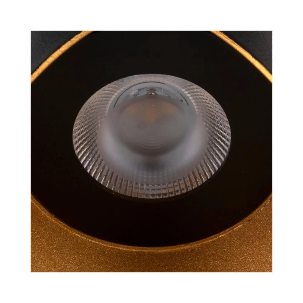 Grote led up & downlighter Modela zwart met goud SLV 4024163289153