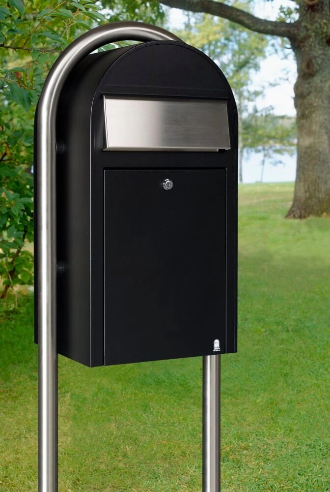 Brievenbus Grande st9005 i Struktuurzwart Bobi 6417237033277