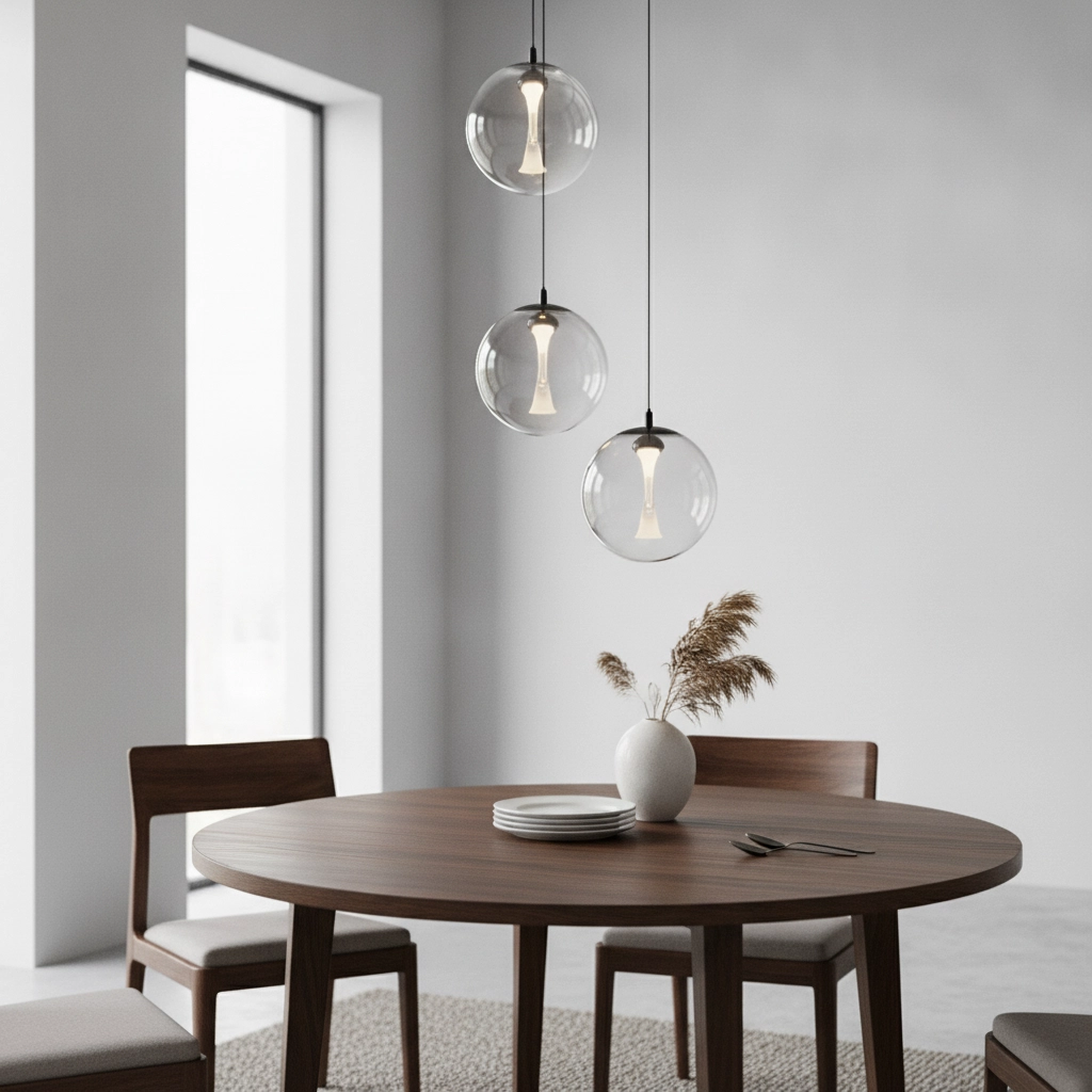 Hanglamp Orenda 3-lichts smoke glas
