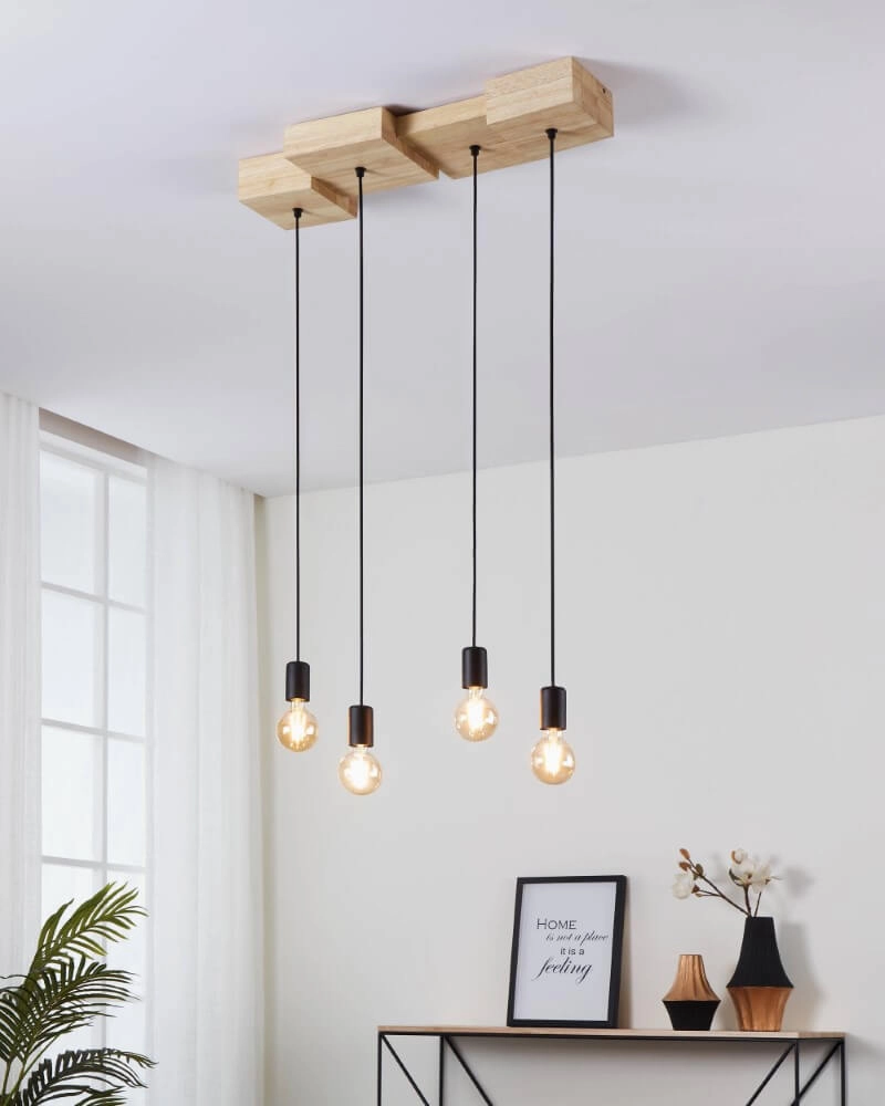 4-lichts hanglamp Halkin design Eglo 9002759437992