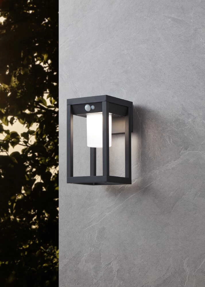 Solar muurlamp Martano met sensor Eglo 9008606261871