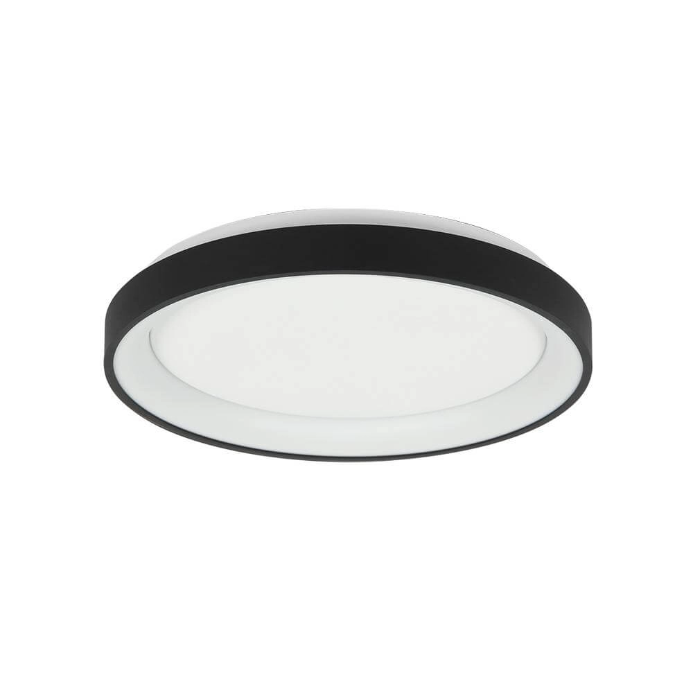 Plafondlamp Ringlede design zwart Ø 28cm Steinhauer 8712746171938