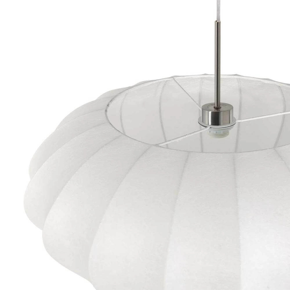 Hanglamp Sparkled Light metaal met witte kap Steinhauer 8712746173130
