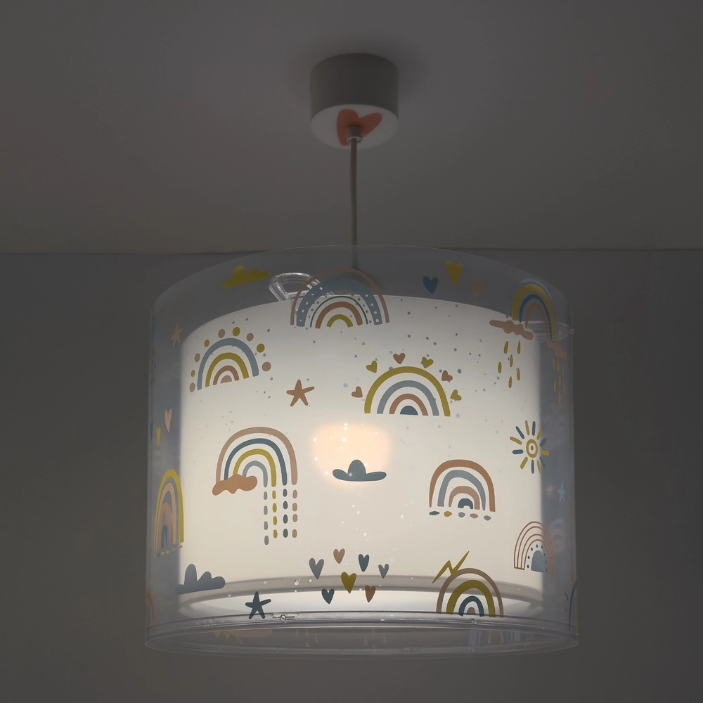 Hanglamp Rainbow roze voor kinderkamer Dalber 8420406002569