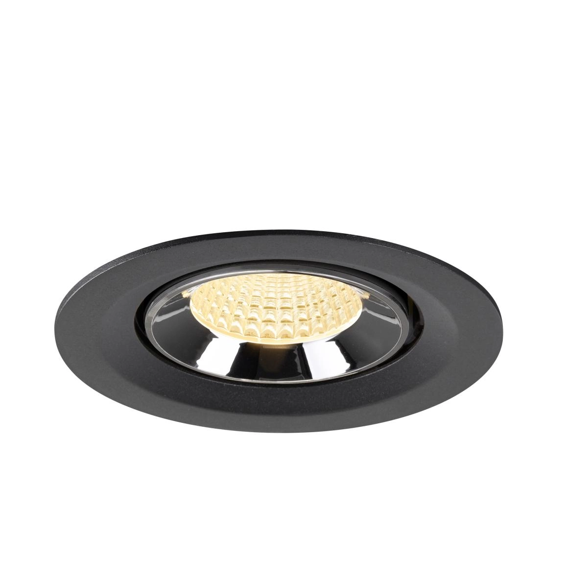 Inbouwspot Numinos Gimble M zwart/chroom 3000K - 55gr SLV 4024163311878