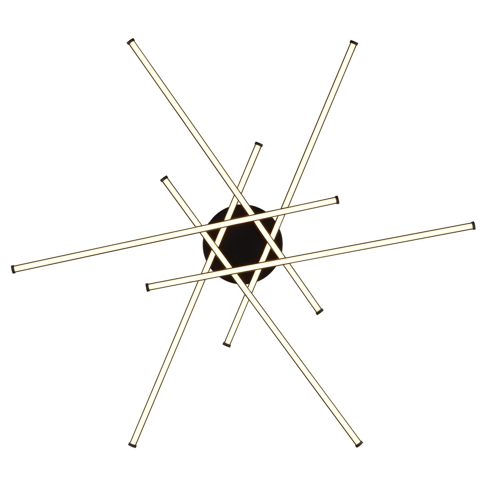 Design plafondlamp Lawson zwart Globo 9007371531967