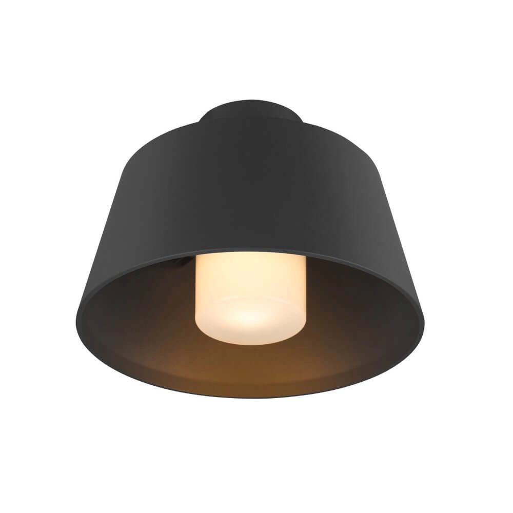 Veranda plafondlamp Photoni zwart - Ø 25cm SLV 4024163280952