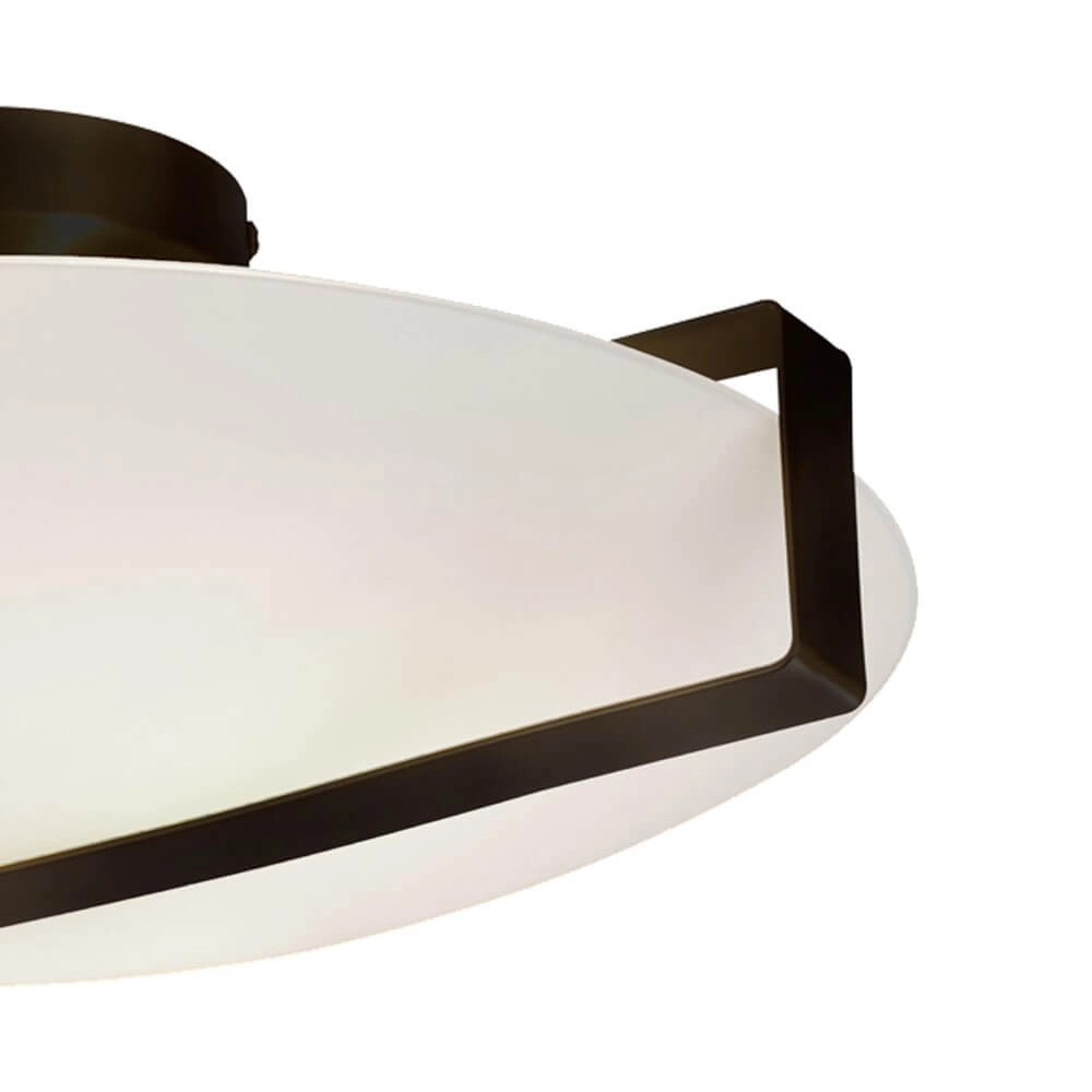 Plafondlamp Sundial zwart Searchlight 5053423274751
