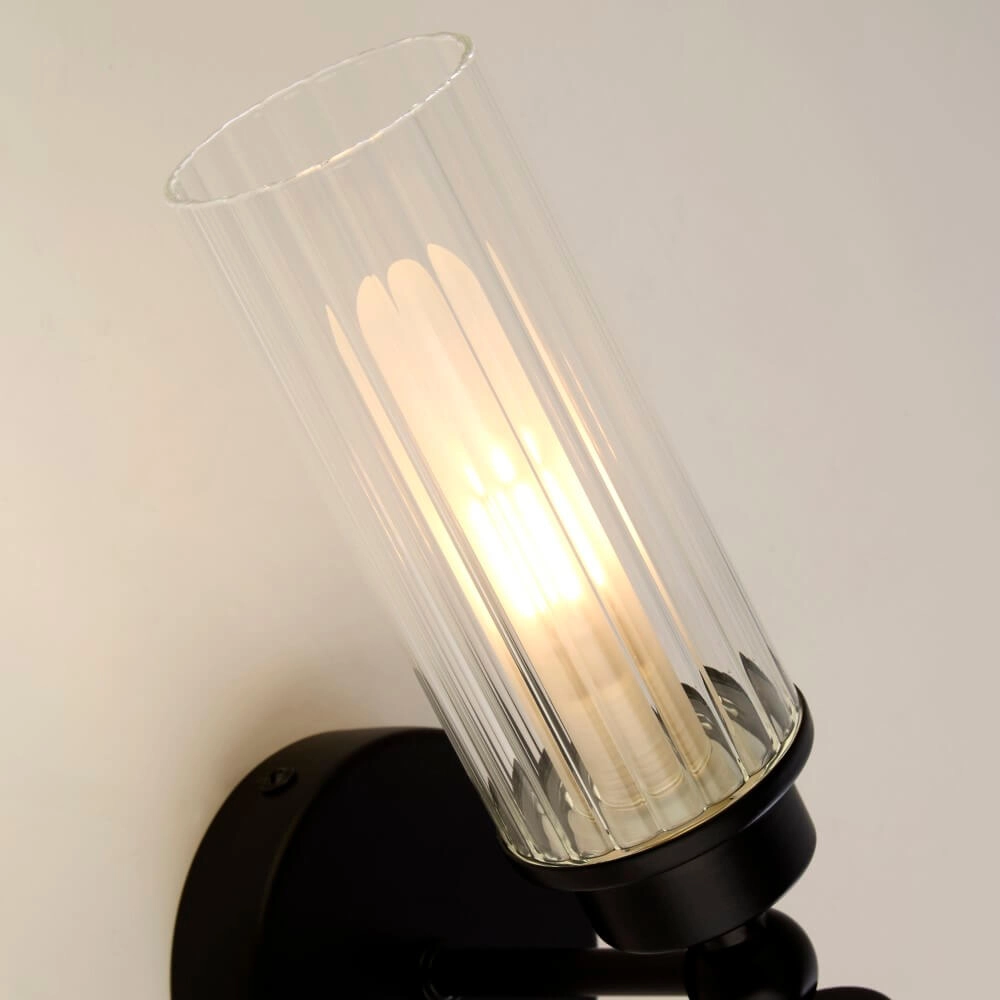 2-lichts wandlamp Imperial zwart Searchlight 5053423271965