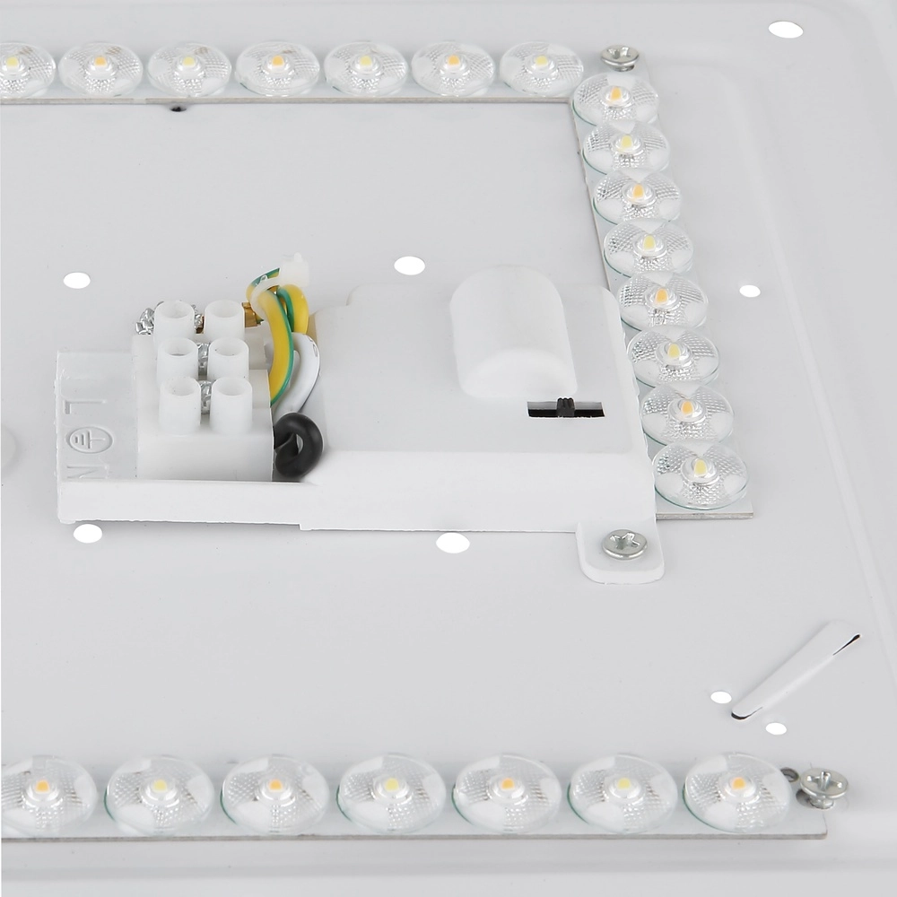 Plafondlamp Donte vierkant wit 41cm Globo 9007371586707