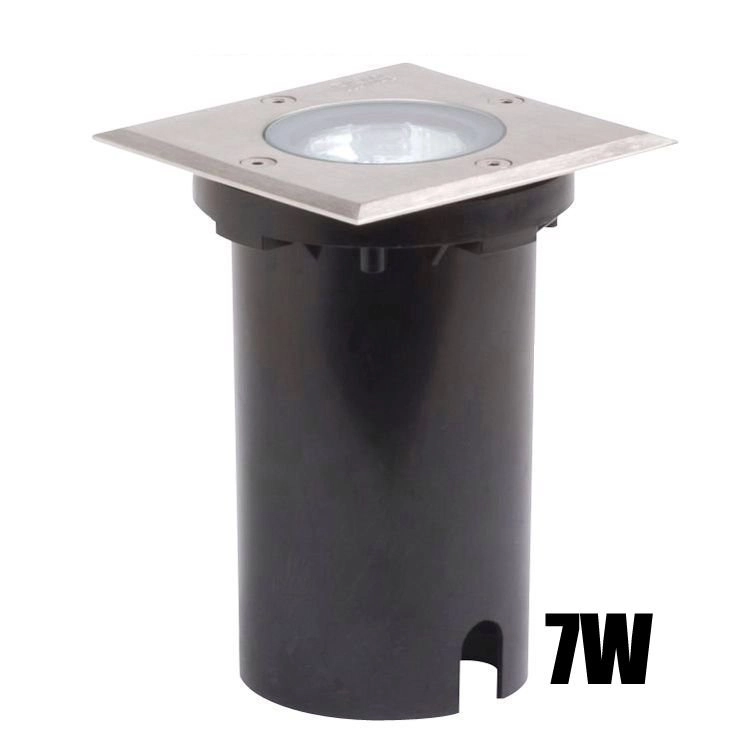 Grondspot Spot 11cm vierkant RVS KonstSmide 7318307608007