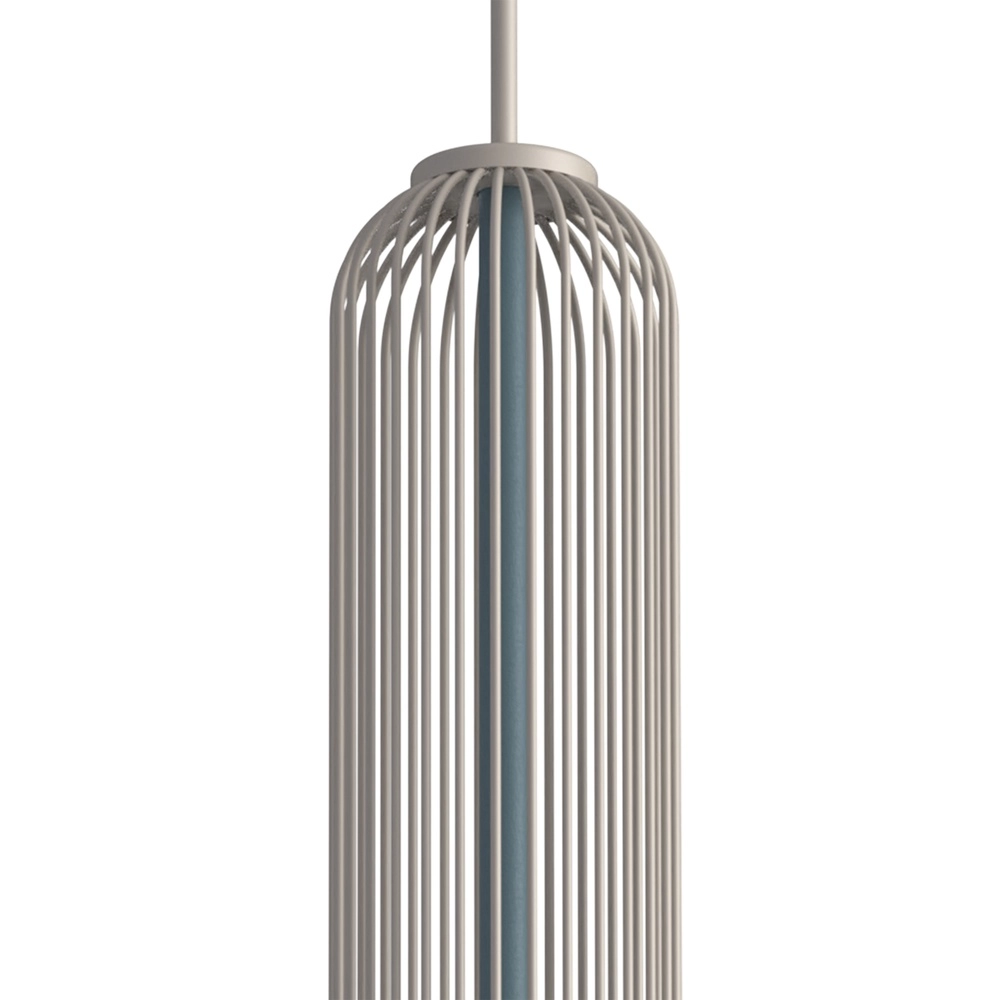 Hanglamp Singles 40,5cm umbra grijs en zand bruin Lyora 5903139122009