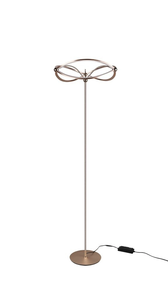 Bronzen vloerlamp Charivari