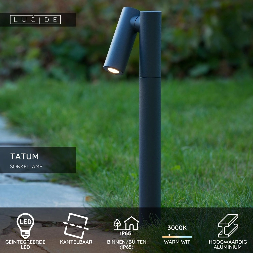 Tuinlamp Tatum antraciet Lucide 5411212271679