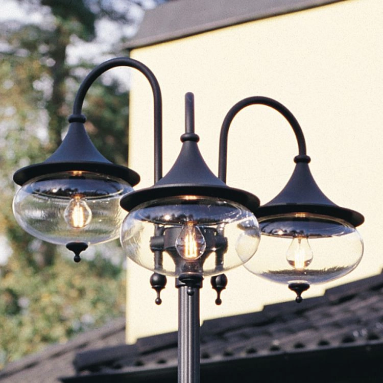 Lantaarnlamp Libra 3-lichts zwart