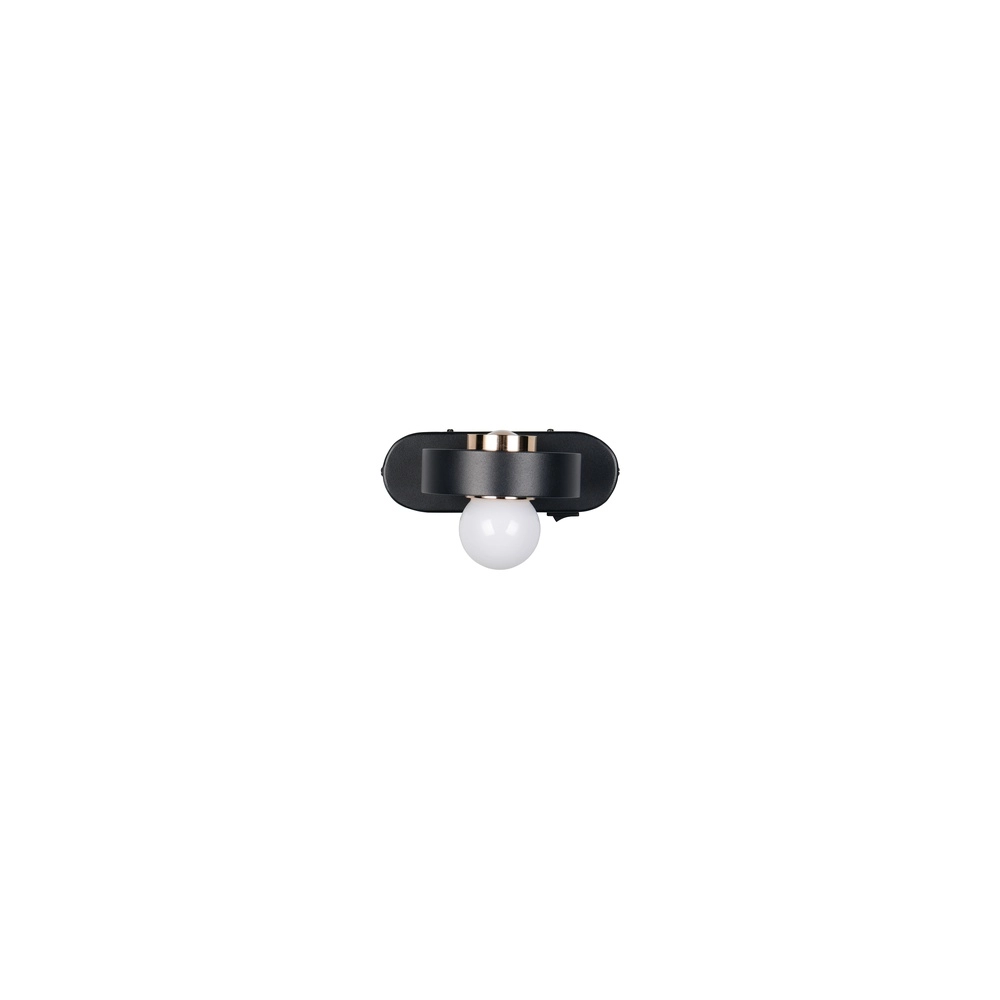 Wandlamp Arpino zwart 15cm Trio 4017807683639