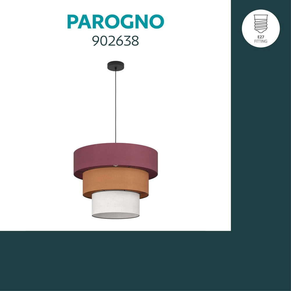Gekleurde hanglamp Parogno Ø 50cm Eglo 9008606391745