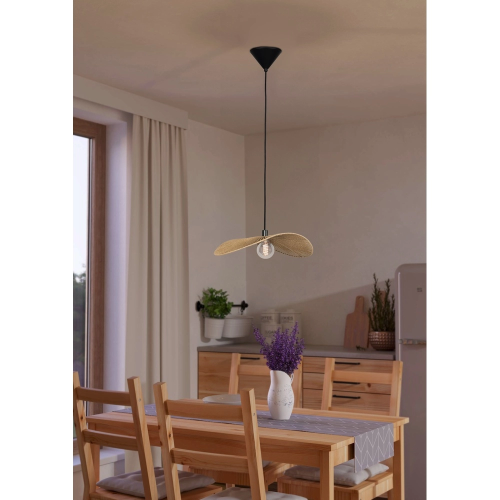 Rotan hanglamp Siruela 56cm - 1x E27 Eglo 9002759319915