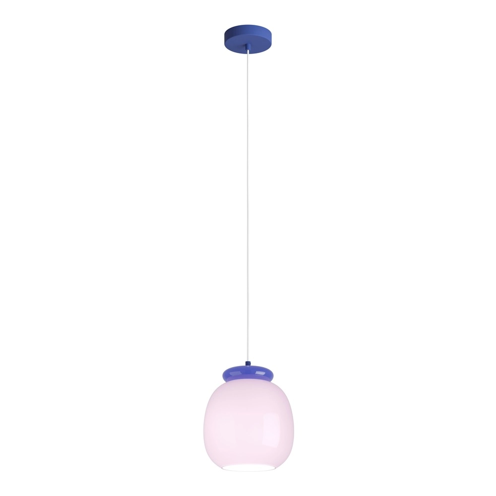 Design hanglamp Berardelli roze met blauw Ø 23cm Eglo 9008606404933