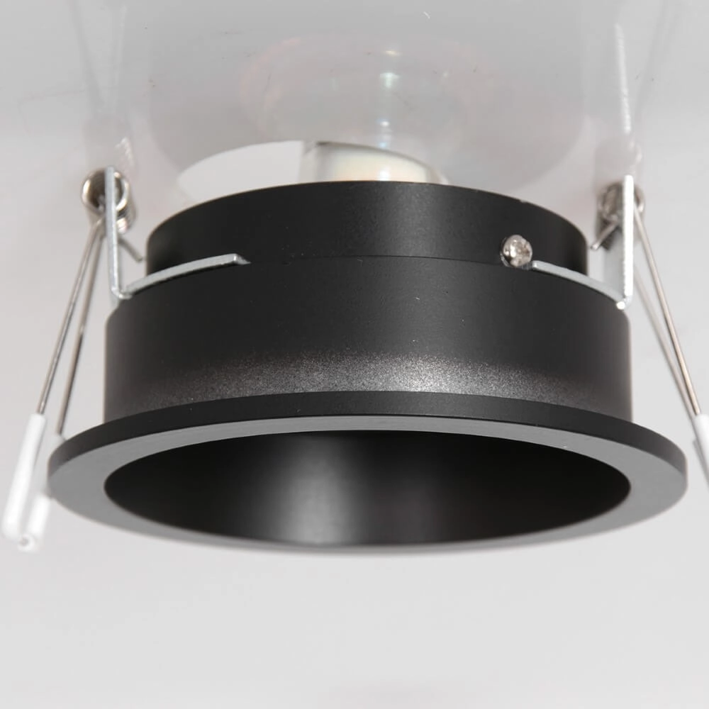 Zwarte inbouwspot Pelite spot Ø 10cm Steinhauer 8712746152685