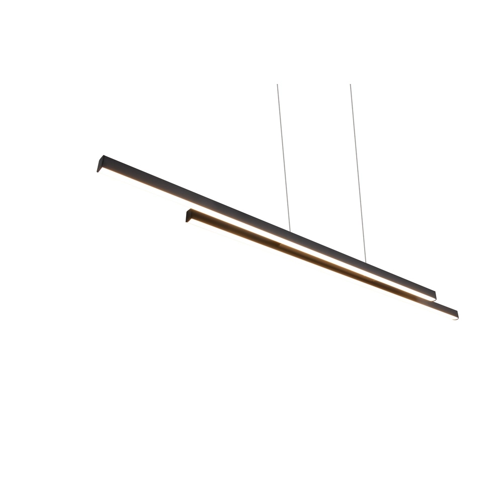 Hanglamp Odio zwart Trio 4017807612523
