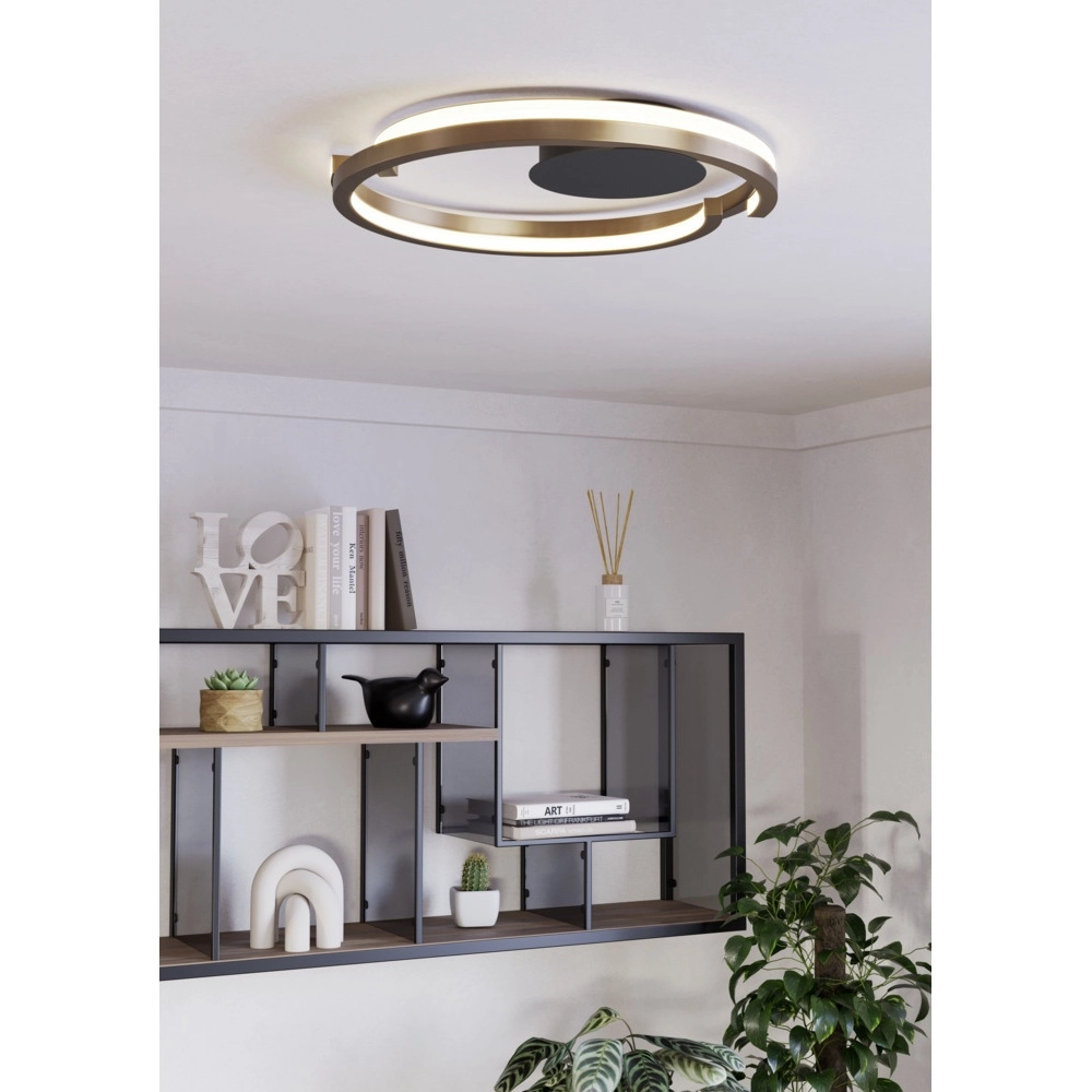 Plafondlamp Mezzomonte koper brons Eglo 9008606360222