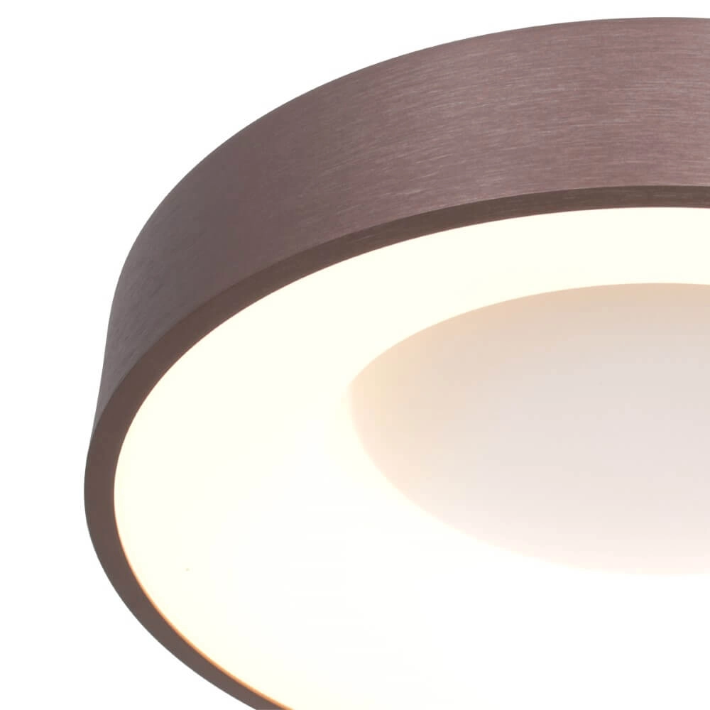 Bronzen led plafonnière Ringlede Ø 48cm Steinhauer 8712746167412