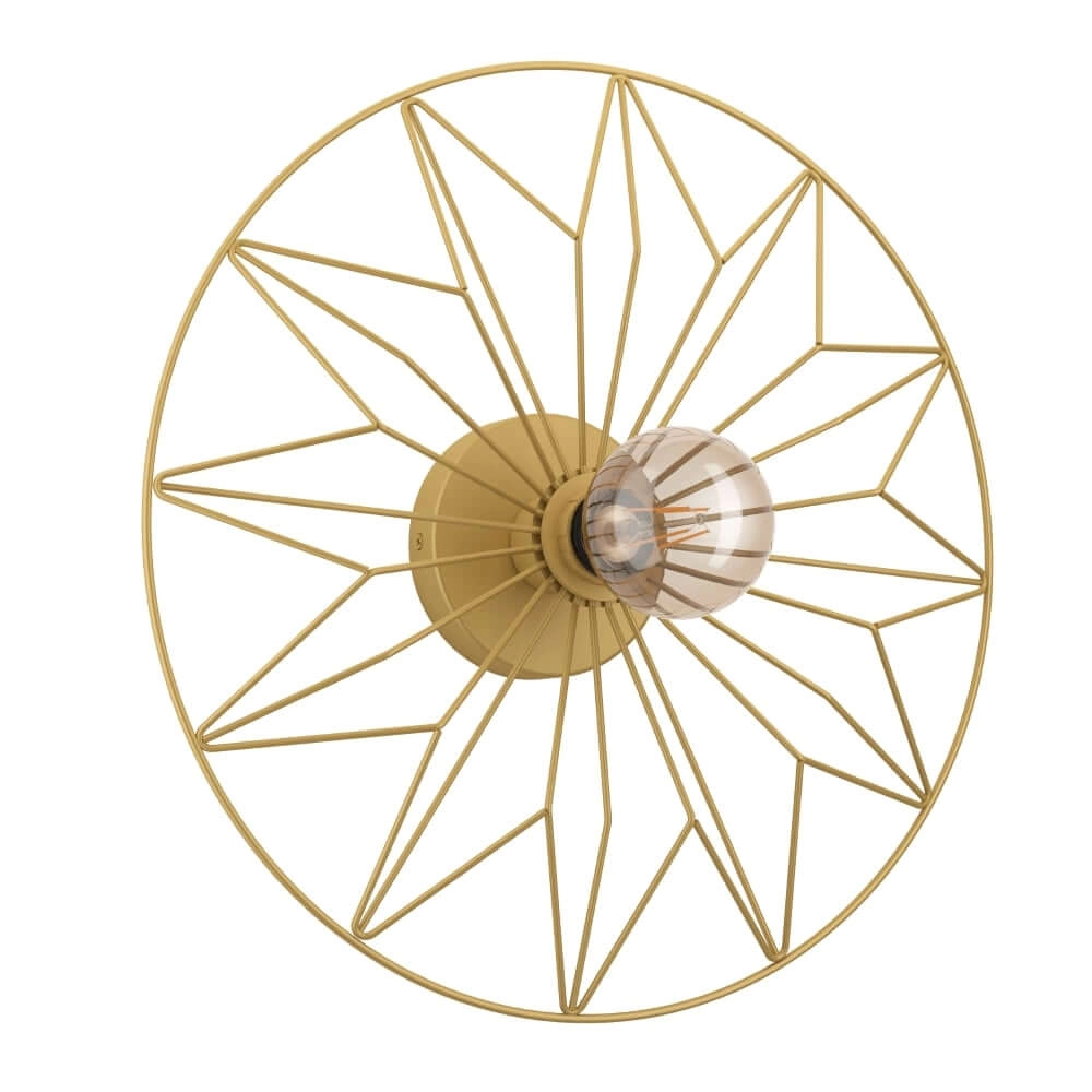 Gouden plafondlamp Castanuelo