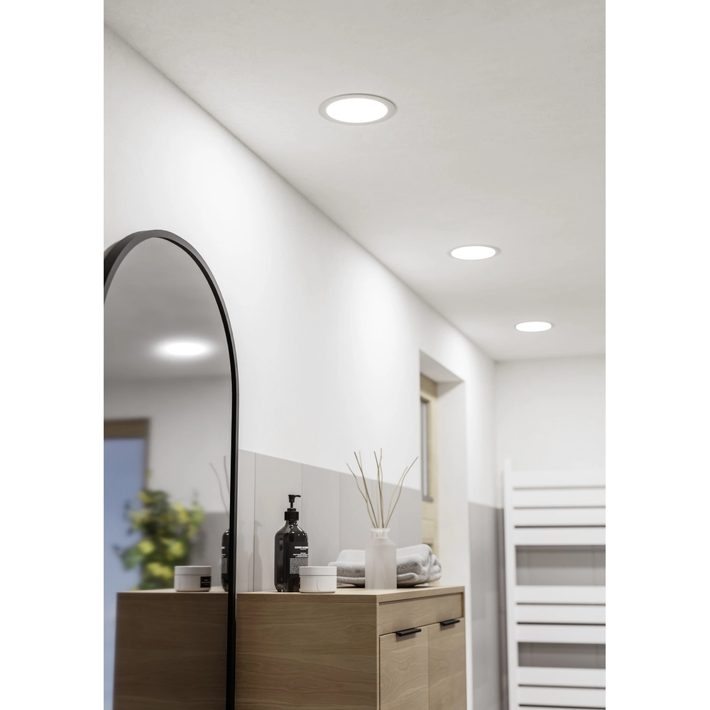 IP44 inbouw lamp Fueva 6 rond - wit - Ø 16,8cm Eglo 9008606330959