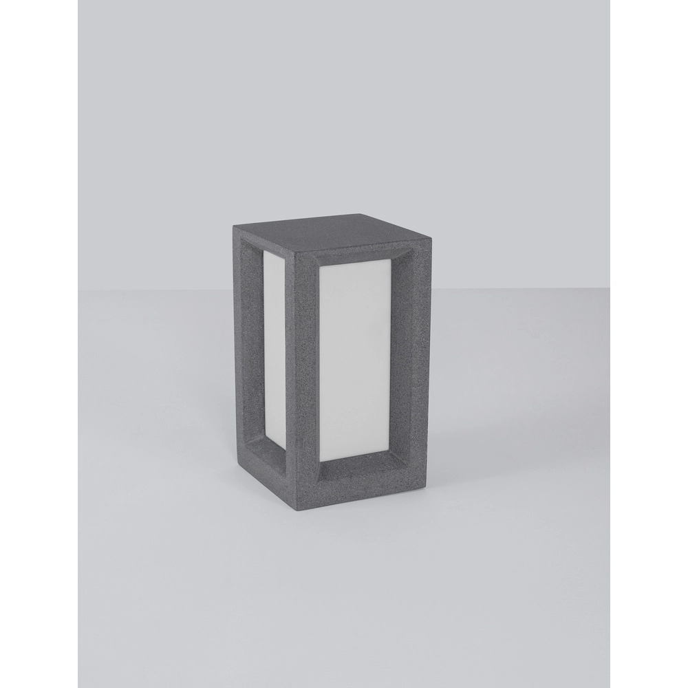 Vierkante tuinlamp Castro zwart Lyora 5212017426901