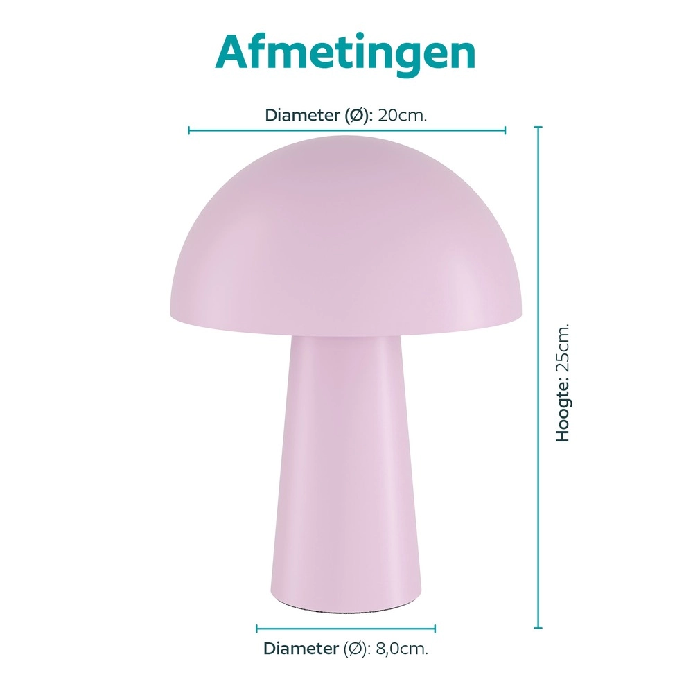 Tafellamp Bufalara roze Eglo 9008606405343