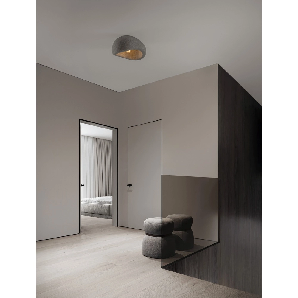 Natuurlijke plafondlamp Aere grijs 40cm Lyora 5212017476753