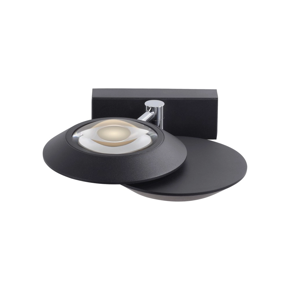 2L led wandlamp Pure Oculis black pearl Paul Neuhaus 4012248397008