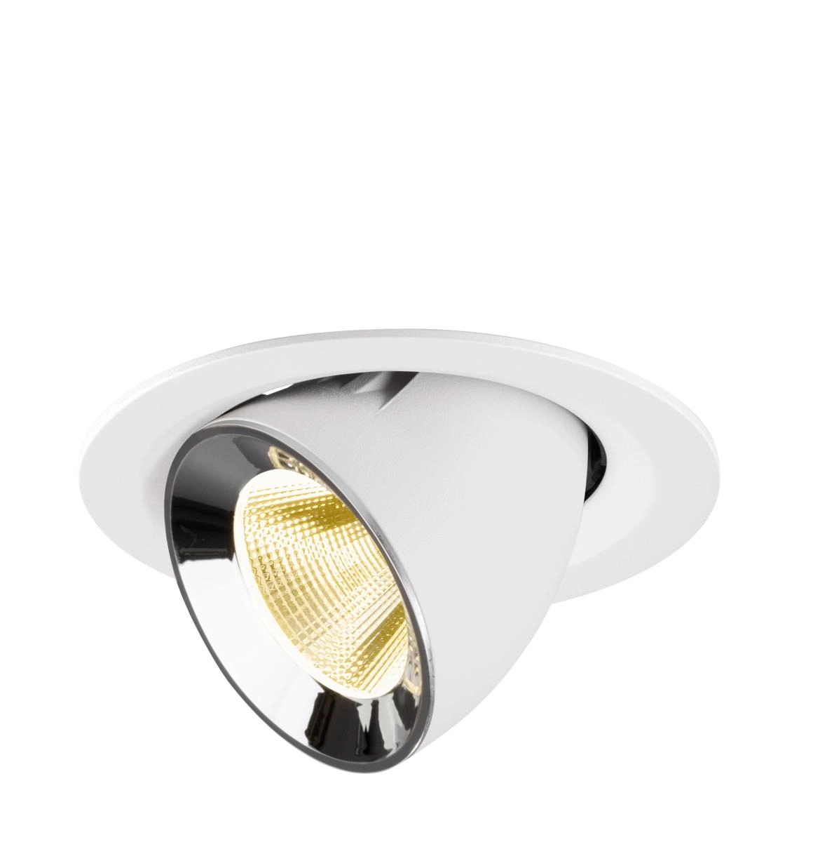 Inbouwspot Numinos Gimble M wit/chroom 3000K - 20gr