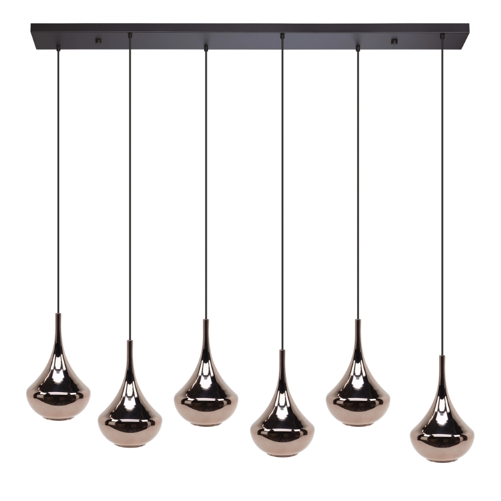 Design hanglamp Almoster recht 6-lichts Stars of Light 9008606354078