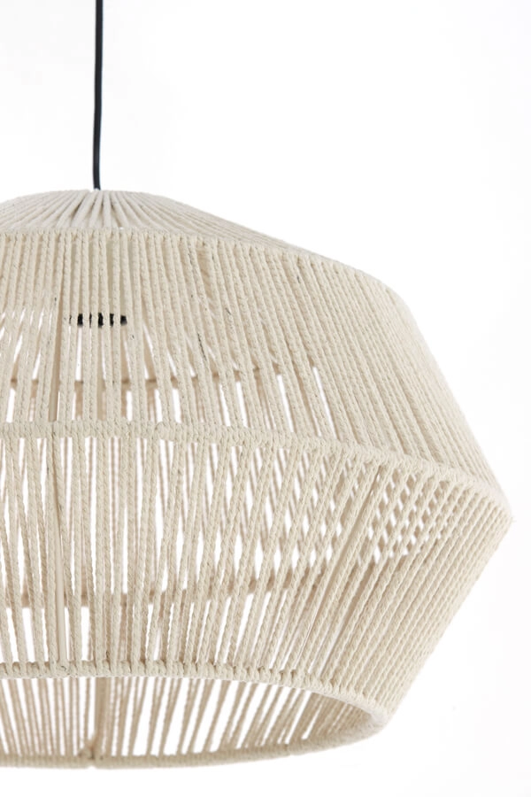 Scandinavische hanglamp Deya crème Ø 49cm Light & Living 8717807744939