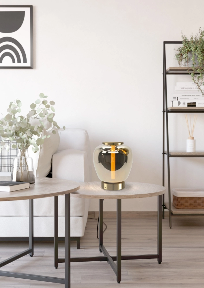 Design tafellamp Fruitera goud Ø 21cm Stars of Light 9008606360079