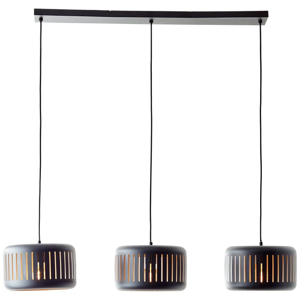 Eettafel hanglamp Tyas 3 kappen