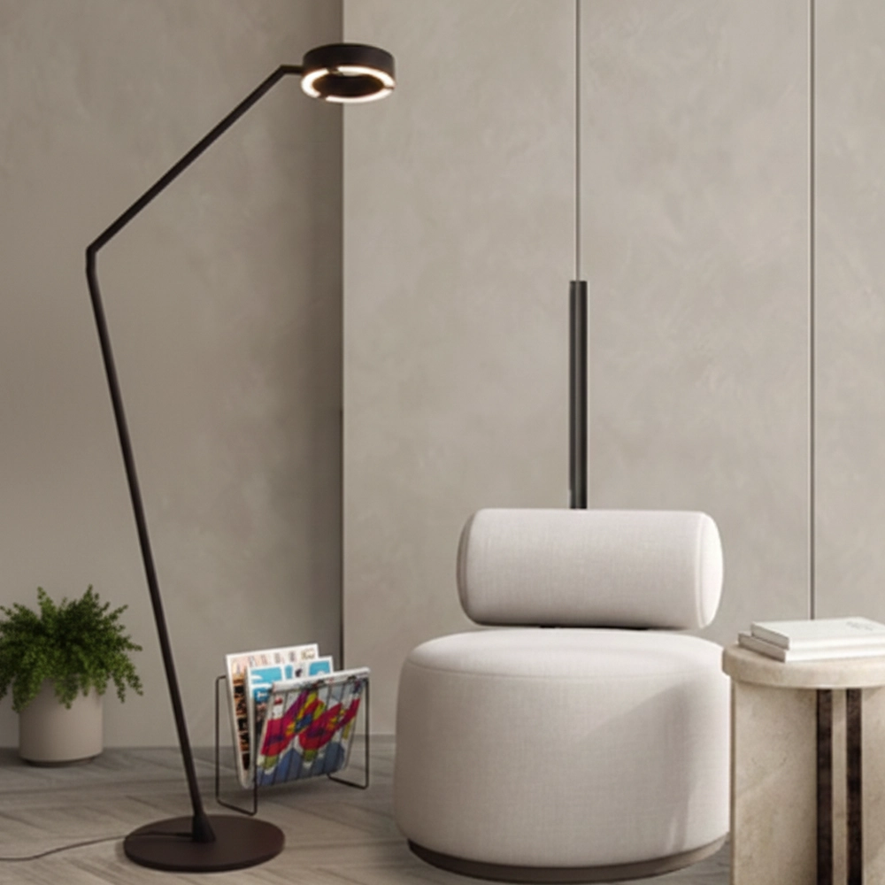 Vloerlamp Afi zwart