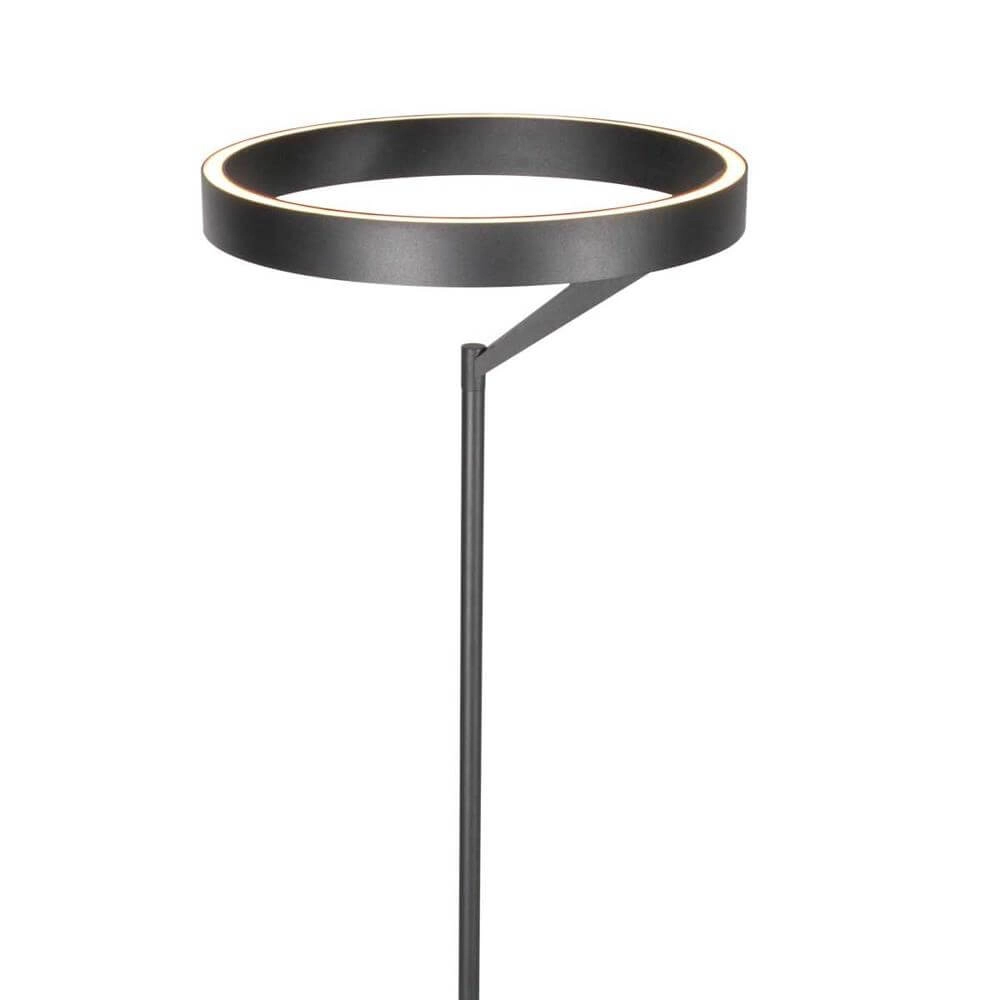Moderne vloerlamp Mykty zwart Ø 40cm Steinhauer 8712746178173