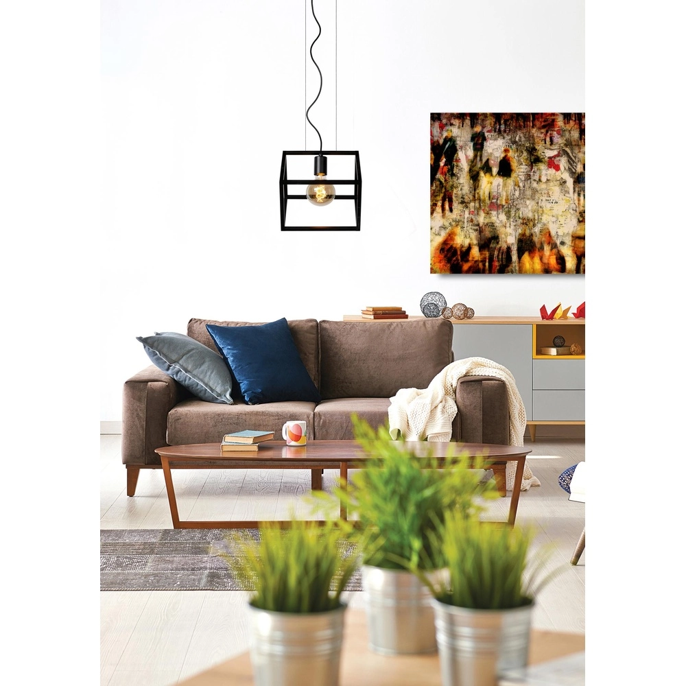 Moderne hanglamp Fabian zwart Lucide 5411212010797