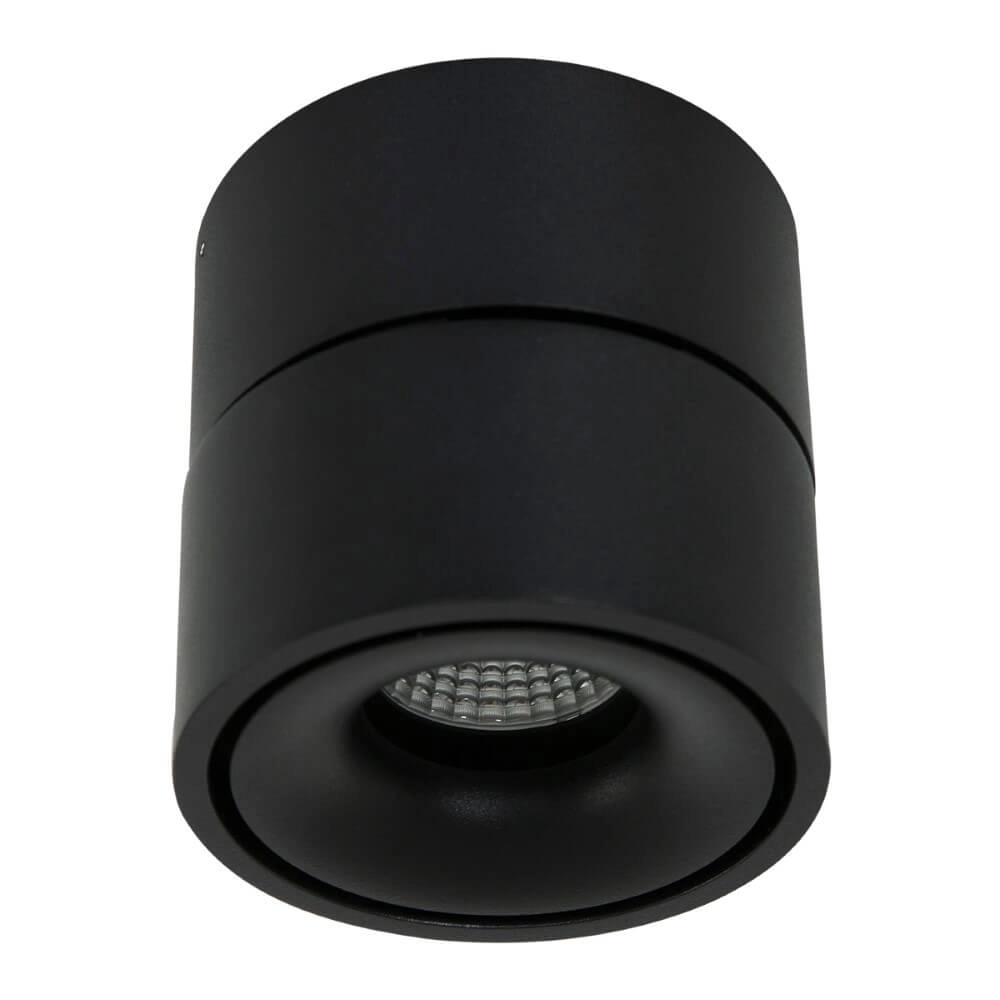 Strakke opbouwspot Fez Black zwart Steinhauer 8712746132496