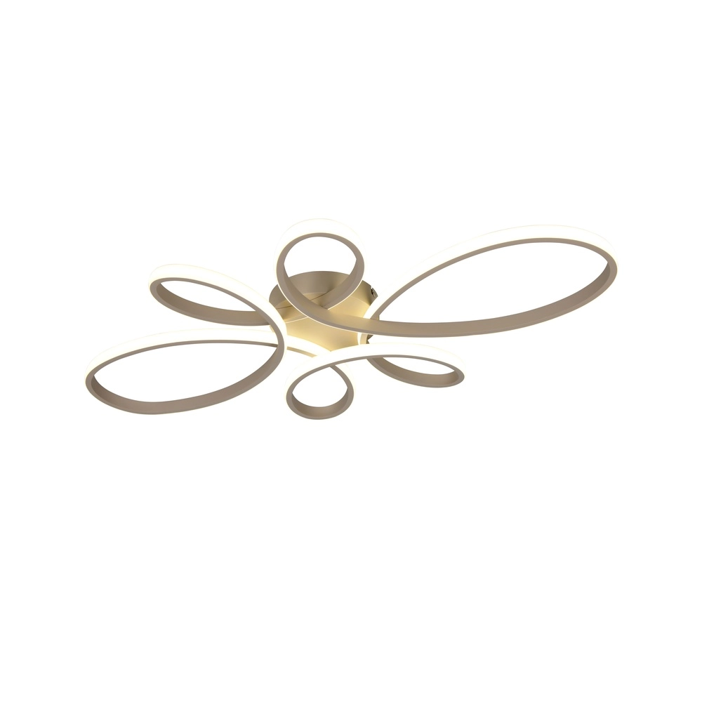 Plafondlamp Fly zand bruin