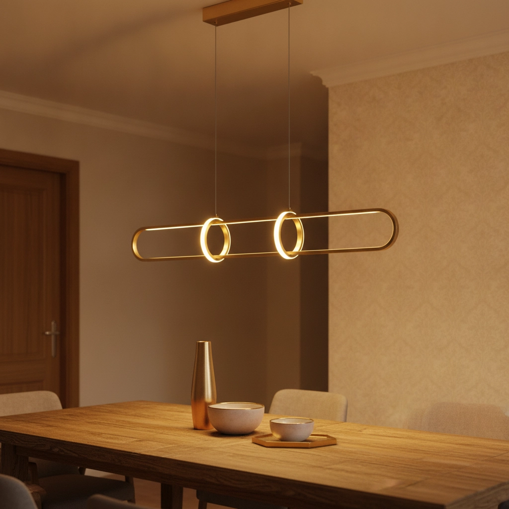 Design hanglamp Arte langwerpig goud