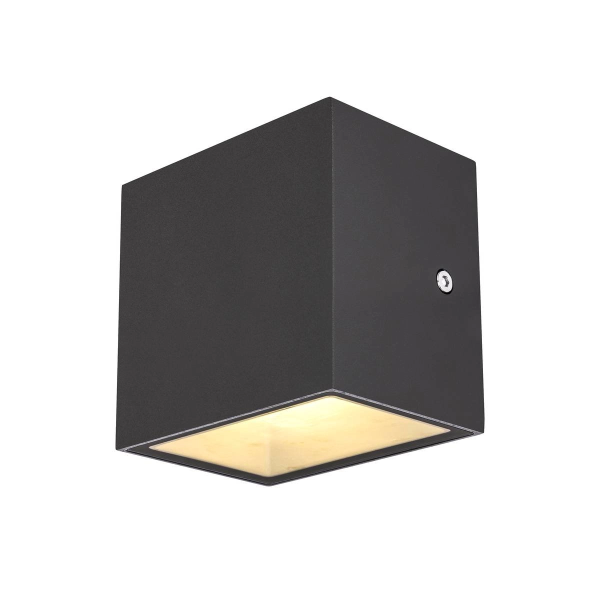 Wandlamp Sitra Up - Down 11cm antraciet