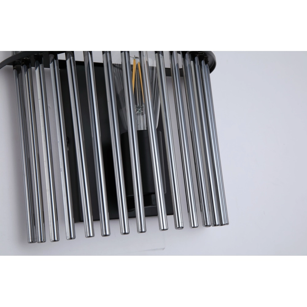 Wandlamp Swizzle zwart Searchlight 5053423305325